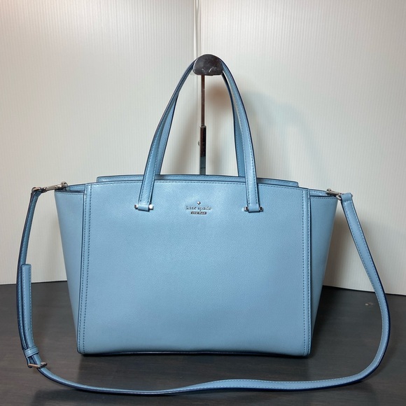 kate spade Handbags - 👜 Kate Spade Cameron Street Candace Satchel Light Blue Pebbled Leather